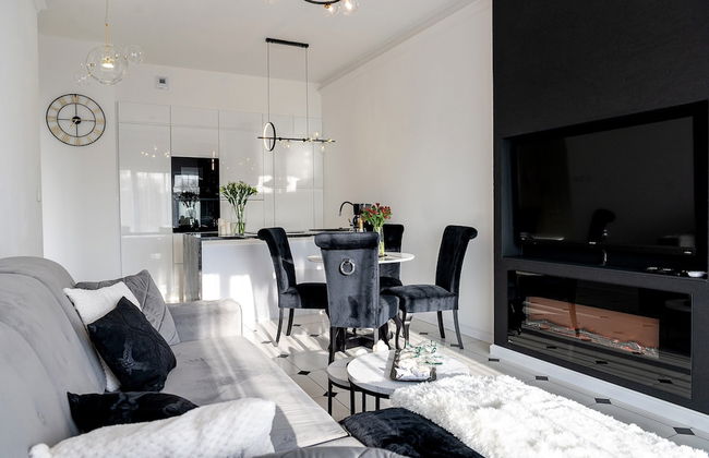 Apartment Overlooking the River, Sauna, Dziwnow - Foto 24