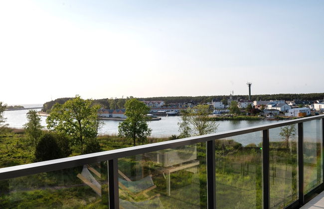 Apartment Overlooking the River, Sauna, Dziwnow - Foto 36