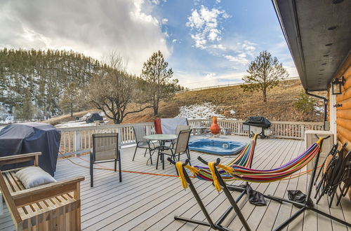 Photo 20 - Riverfront Pine Cabin w/ Hot Tub & Mountain Views