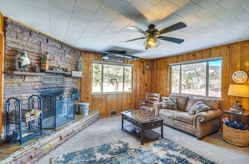 Photo 6 - Riverfront Pine Cabin w/ Hot Tub & Mountain Views