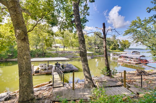 Photo 6 - Grove Lakefront Cabin w/ Water & Dock Access