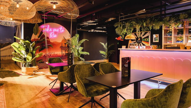 Sala de estar do lobby