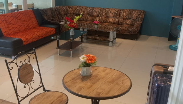 Lobby sitting area
