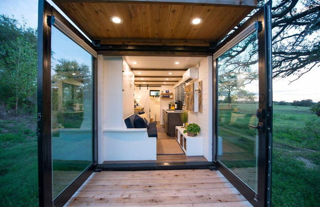Yellow Blue Elegant Container Tiny House - Foto 25