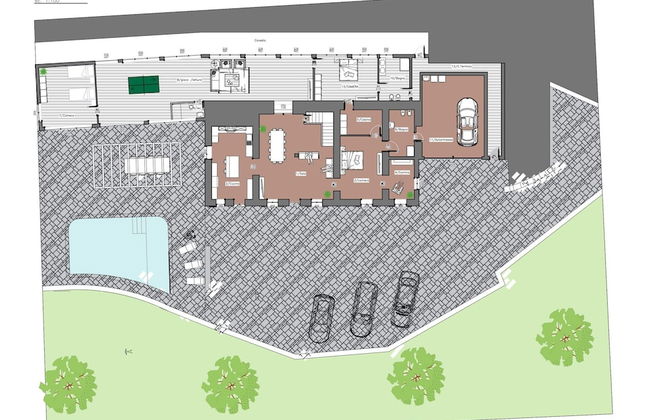 Lakeside Mansion With Pool - Foto 34