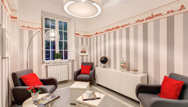 Zona de estar del vestíbulo