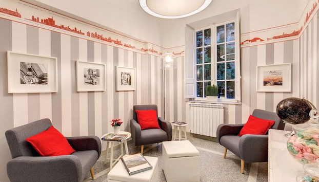 Zona de estar del vestíbulo