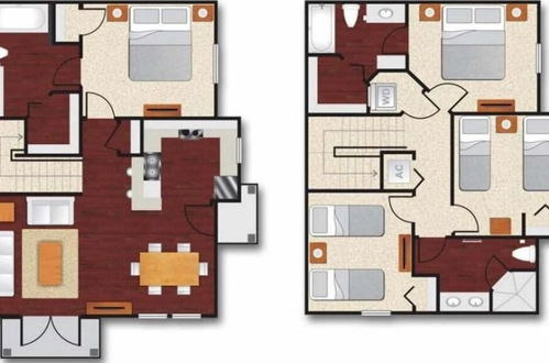 Foto 14 - Lucaya 4 Bedrooms 3 Baths Townhome With Starwars Bedroom