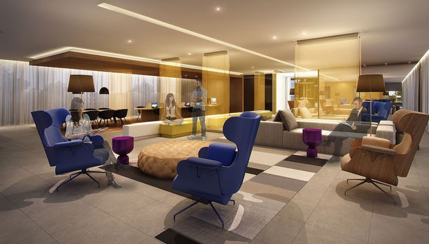 Sitzecke in der Lobby