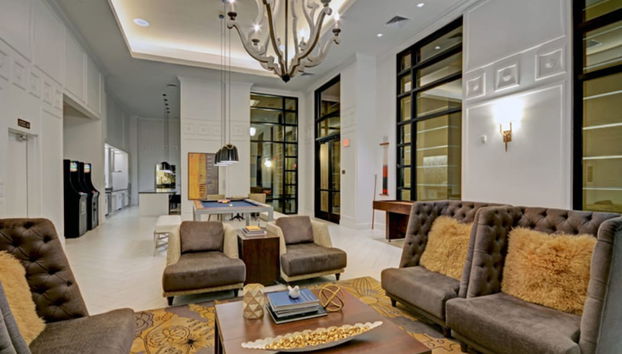 Sala de estar do lobby