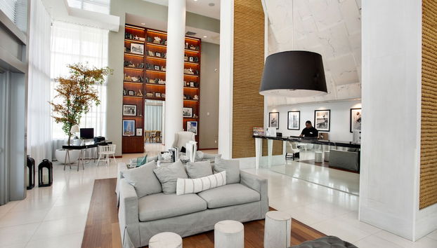 Sala de estar do lobby