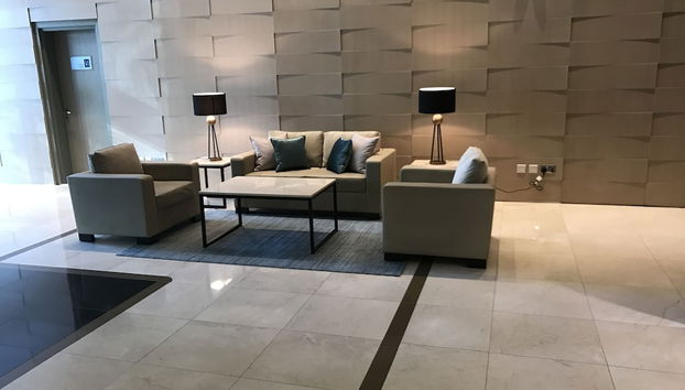 Zona de estar del vestíbulo