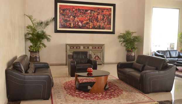 Sitzecke in der Lobby