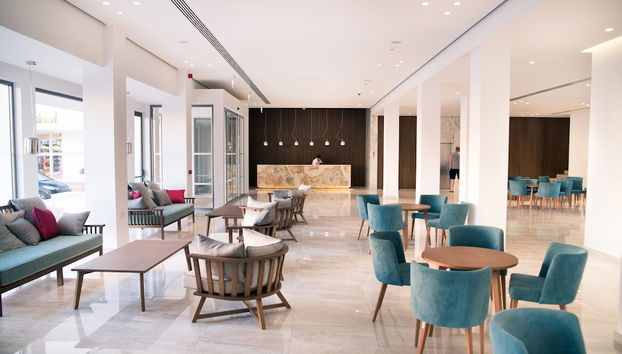 Sala de estar do lobby