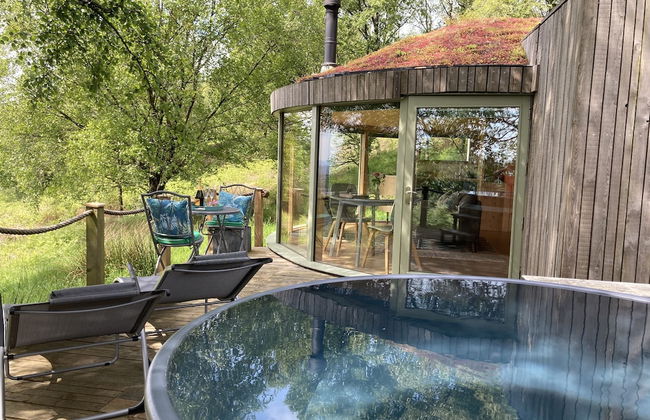 Luxury and Peaceful 1-bed Roundhouse With Hot Tub - Foto 14