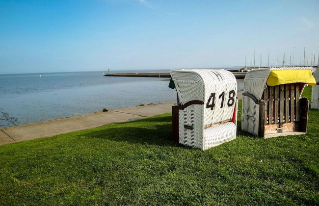 Nordsee-ferienhaus mit Terrasse - Foto 36