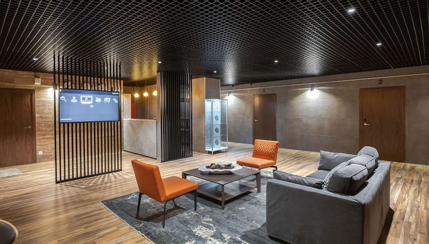 Sala de estar do lobby