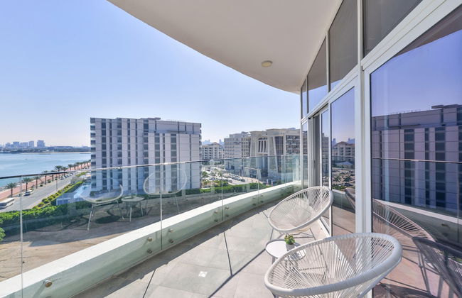 Ultra Luxury Palm - Mina Azizi Beachfront - Private Beach and Pool - Foto 47