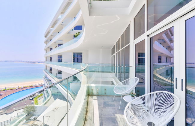 Ultra Luxury Palm - Mina Azizi Beachfront - Private Beach and Pool - Foto 42