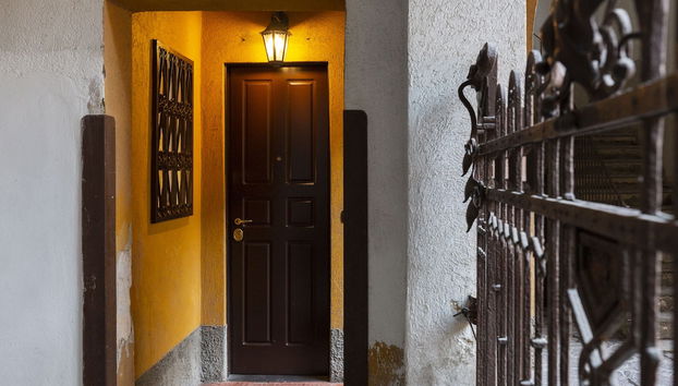Interior entrance