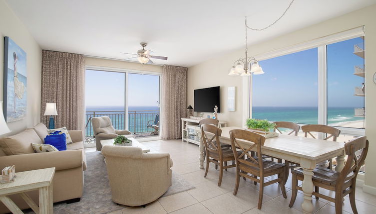 Photo 1 - Water Park On-site! 2 Beachfront Master Suites! Corner Balcony Views