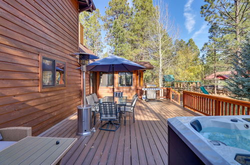 Photo 33 - Pinetop Cabin: Hot Tub, Deck, Grill, & Game Room