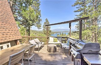 Photo 1 - A-frame Home w/ 3 Decks & Lake Arrowhead Views