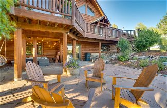 Photo 1 - Log Cabin Home in Parker w/ Pool + Mountain Views