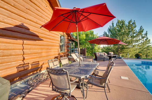 Photo 3 - Log Cabin Home in Parker w/ Pool + Mountain Views