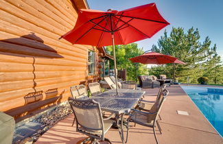 Photo 3 - Log Cabin Home in Parker w/ Pool + Mountain Views