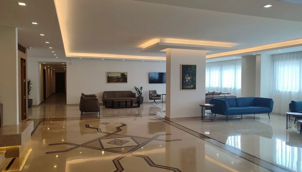 Sala de estar do lobby
