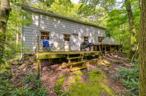 Photo 17 - Serene Centre Hall Cabin w/ Stream On-site