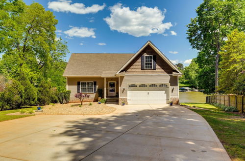 Photo 34 - Lake Norman House Rental w/ Boat Dock + Fire Pit