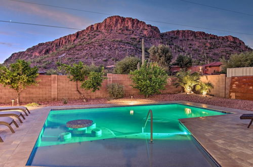 Photo 1 - Luxe Phoenix Home: Desert Butte View & Heated Pool