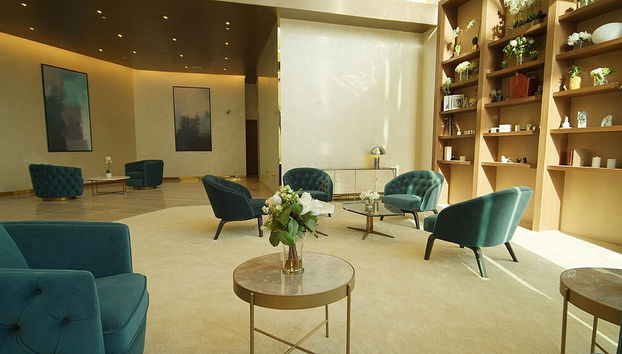 Sitzecke in der Lobby