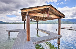 Photo 3 - Lake Whatcom House w/ Boat Dock + Mountain View