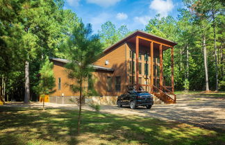 Photo 1 - Broken Bow Cabin w/ Hot Tub & Outdoor Fireplace