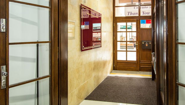 Interior entrance
