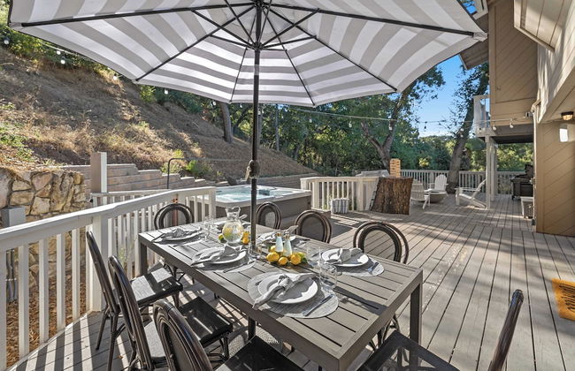 Hidden Oaks Farmhouse by Avantstay Hot Tub, Deck - Photo 29