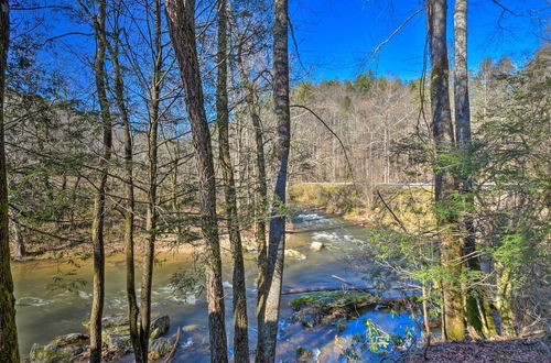 Photo 10 - Riverfront Helen Cabin w/ Hot Tub & Deck