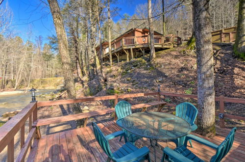 Photo 21 - Riverfront Helen Cabin w/ Hot Tub & Deck