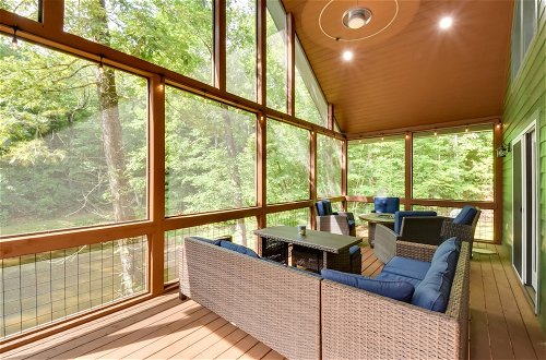 Foto 7 - Scenic Duplex Cabin Rental Near Lake Burton