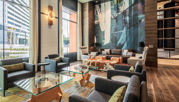 Sala de estar do lobby