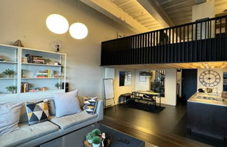 Photo 2 - Industrial-chic 1BD Loft by the River Fulham