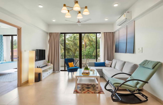 Spacious 3-br Apartment With Pool in Candolim - Foto 6