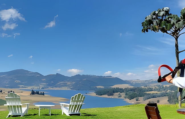 Casa con mágica vista represa del Sisga - Foto 35