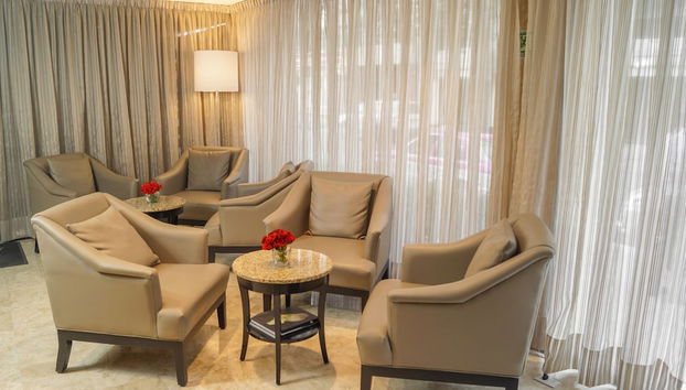 Sala de estar do lobby