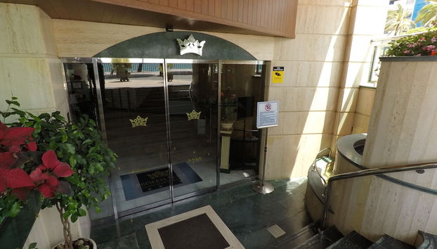 Interior entrance