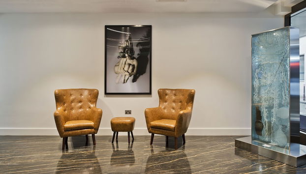 Lobby sitting area