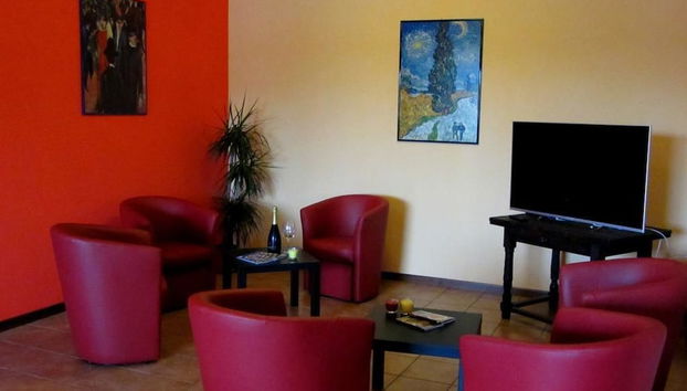 Sala de estar do lobby